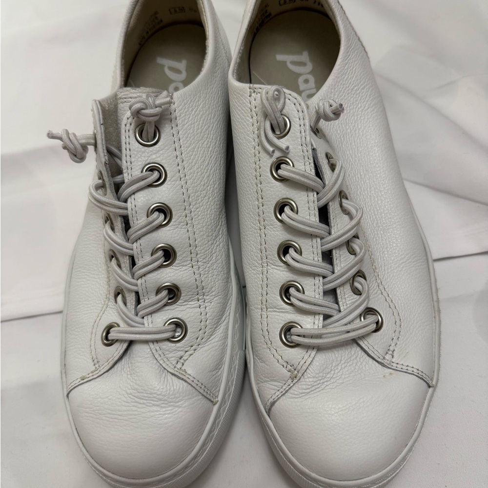 Paul Green White Hadley Platform sneaker - Picture 10 of 11